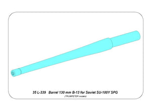 Aber 35L-339 130mm B-13 barrel for SU-100Y SPG 1/35 – Bild 2