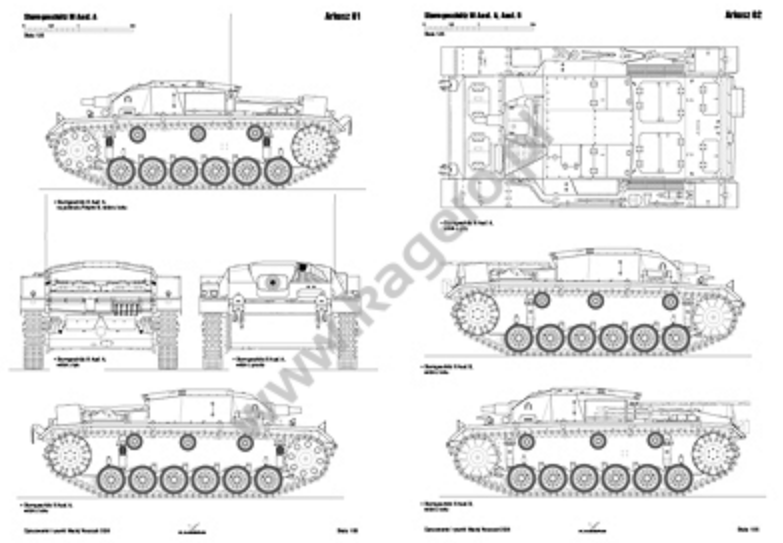 Kagero 7097 Sturmgeschütz III A, B, F, F L43, F/8, G EN/PL – image 2