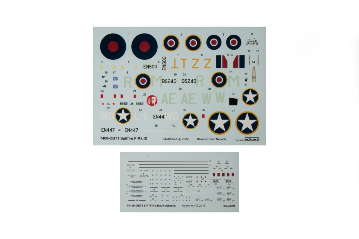 Eduard 7460 Spitfire F Mk. IX 1/72 – Bild 4