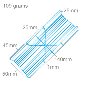 Modelcraft PSA35-260 Miter Box (Aluminum) For use with Razor Saws (140mm) – Bild 2