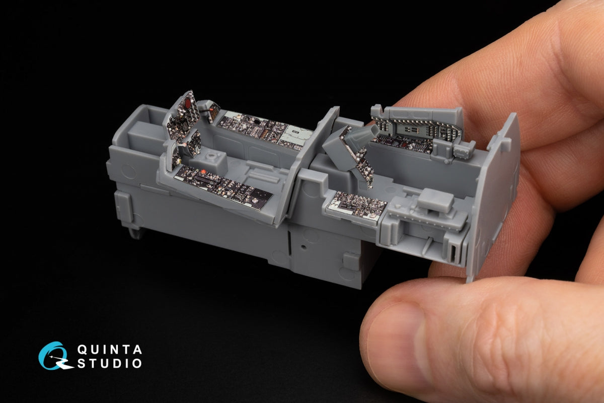 Quinta Studio QD+48449 F-4G late 3D-Printed &amp;amp; colored Interior on decal paper (Zoukei Mura SWS) (with 3D-printed resin parts) 1/48 – image 10