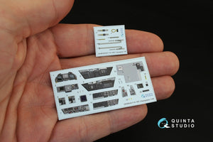 Quinta Studio QD48049 F/A-18E 3D-Printed &amp;amp; colored Interior on decal paper (for Hasegawa kit) 1/48 – image 6