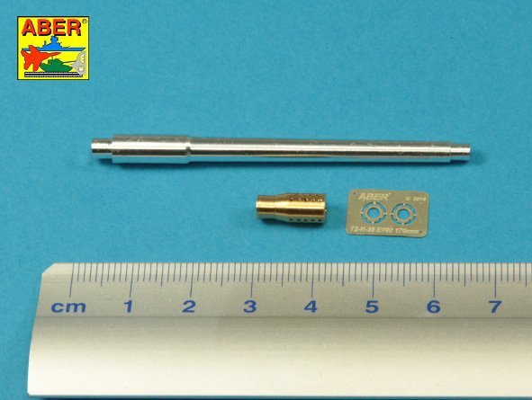 Aber 72L-67 170 mm A/T gun barrel for German Jagdpanzer E-100 1/72 – zdjęcie 2