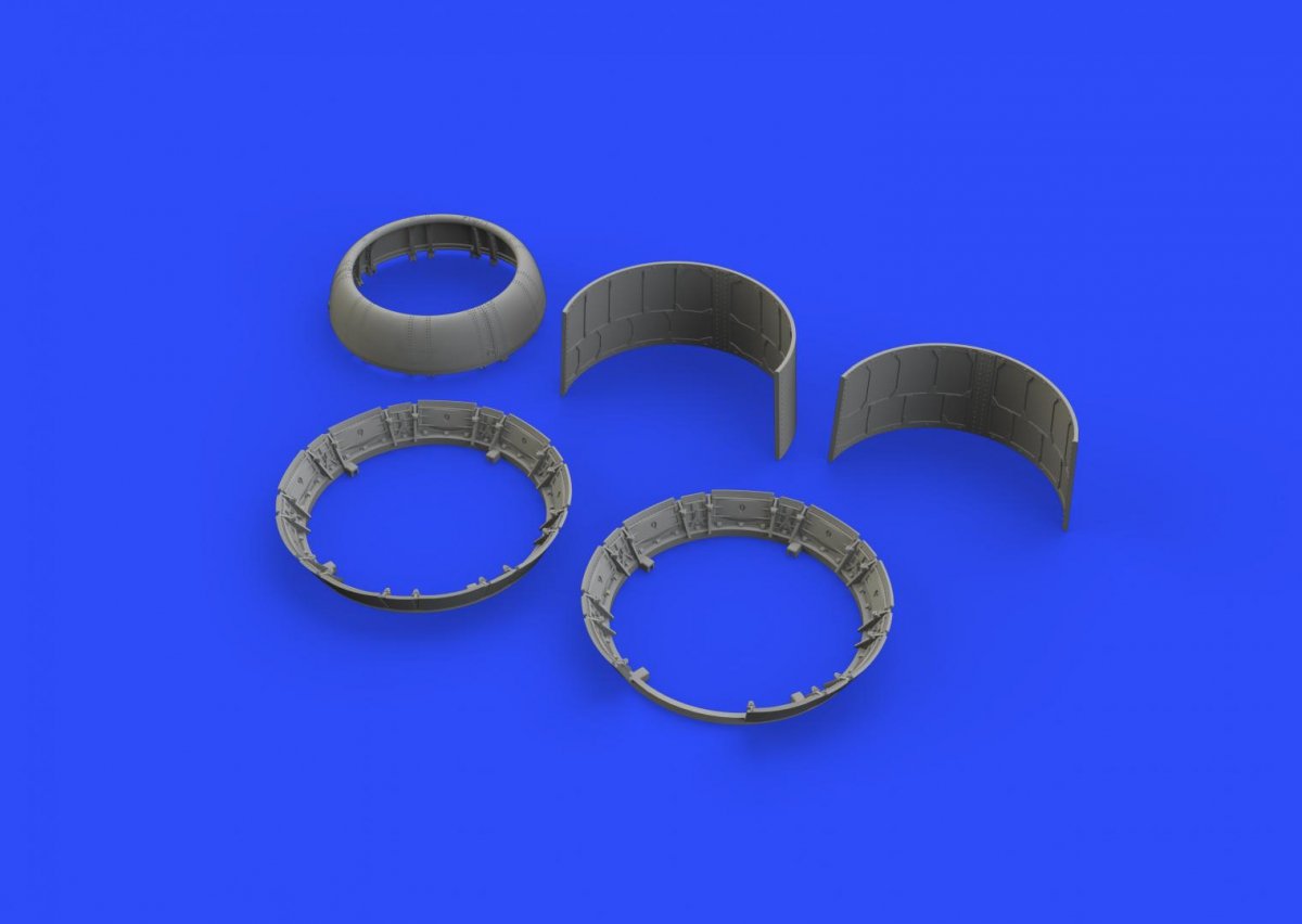 Eduard 632105 F4U-1 cowling w/ alternate cooling flaps TAMIYA 1/32 – obrázek 3