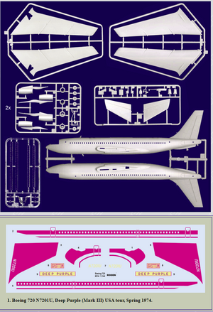 Roden 314 Boeing 720 Starship One 1/144 – imagen 2