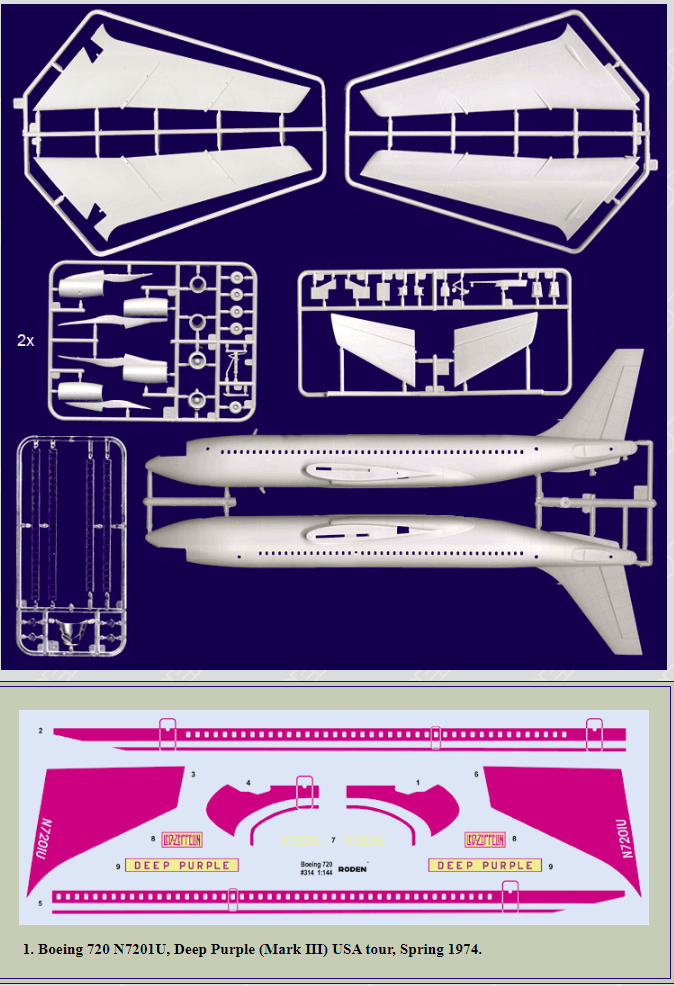 Roden 314 Boeing 720 Starship One 1/144 – imagen 2