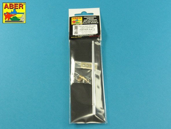 Aber 35L-300 Barrel with muzzle brake for Panther G for Takom 1/35 models