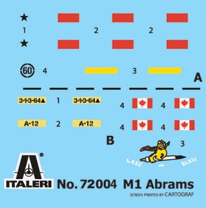 Italeri 72004 M1 Abrams - Complete Set For Modeling 1/72 – Bild 3