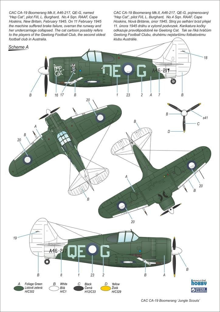 Special Hobby 72426 CAC CA-19 Boomerang &amp;#39;Jungle Scouts&amp;#39; 1/72 – image 6