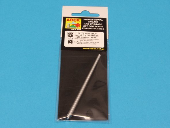 Aber 35L-136 76 mm M1A1 barrel for Sherman M4 series tank with M62 Tasca mount (1/35) – image 4