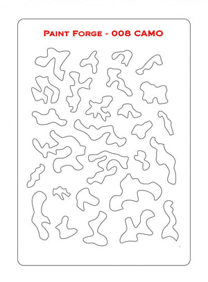 Pochoir Paint Forge PFST008L - Camouflage – image 2