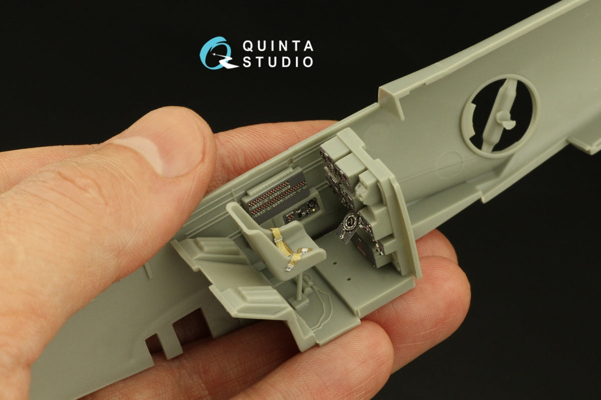 Quinta Studio QD48353 Me 410 3D-Printed &amp;amp; colored Interior on decal paper (Meng) 1/48 – Bild 8