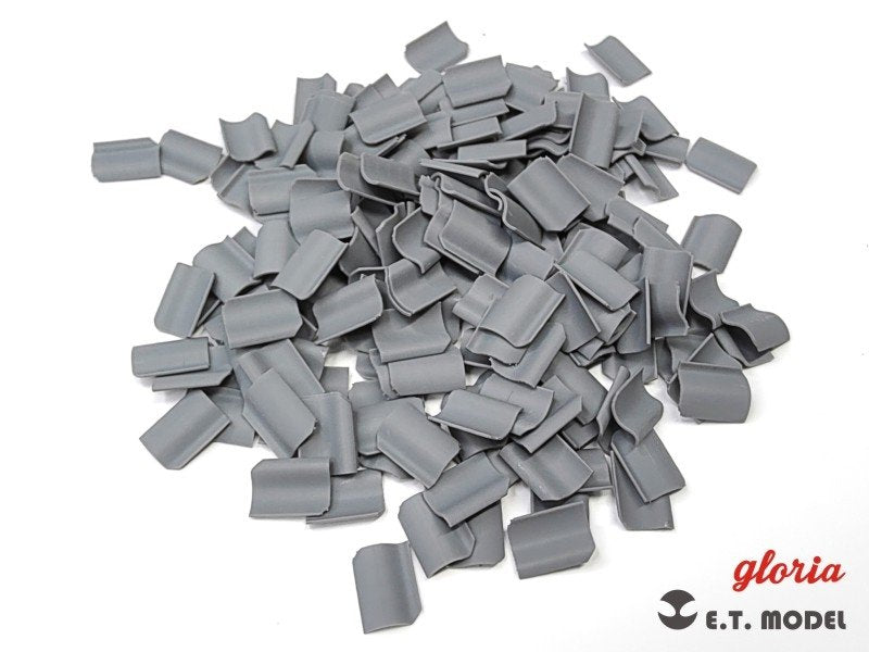 E.T. Model P35-205 WWII Roof Tiles Pantile Type 1/35 ( dachówki ) – zdjęcie 3