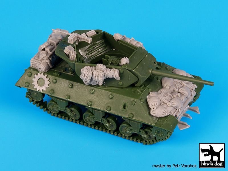 Black Dog T72079 M-10 accessories set for UM model 1/72 – Bild 3