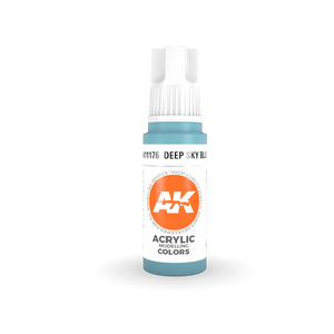 AK Interactive AK11176 DEEP SKY BLUE – STANDARD 17ml – immagine 2