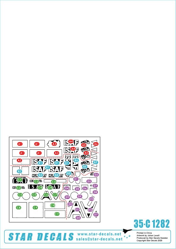 Star Decals 35-C1282 ISAF 4 1/35 – immagine 3
