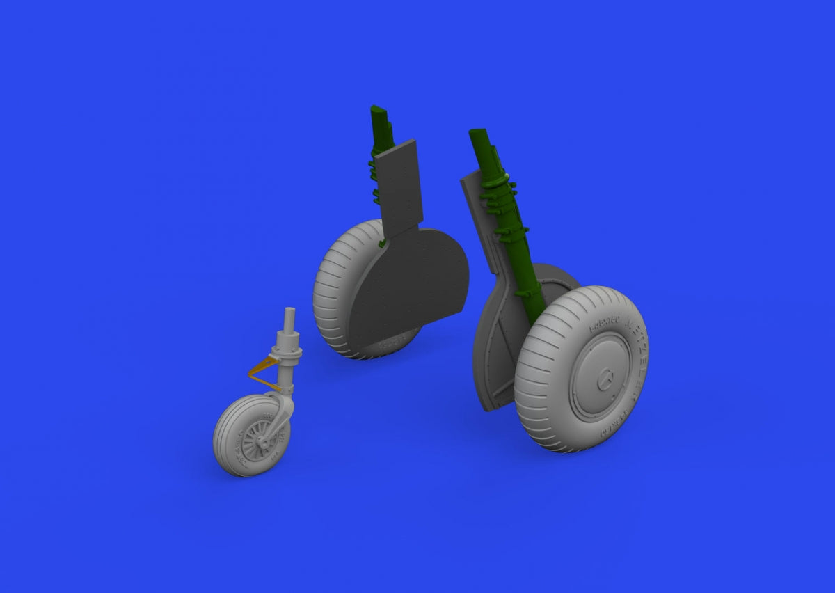 Eduard 648999 Bf 108 wheels EDUARD 1/48 – image 2
