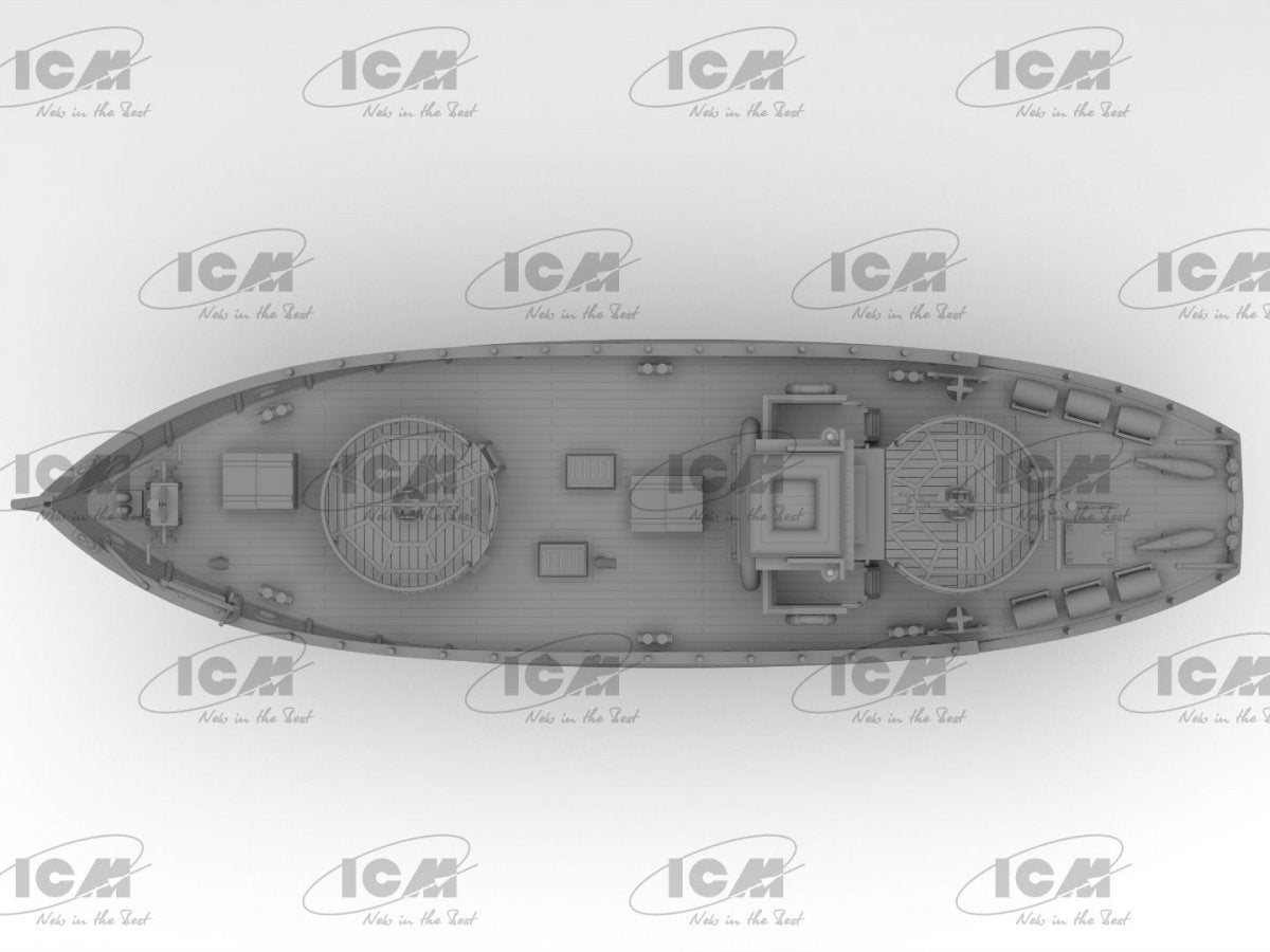 ICM S012 KFK Kriegsfischkutter WWII German multi-purpose boat 1/144 – Bild 7