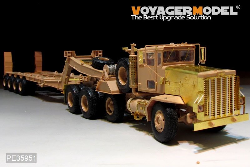 Voyager Model PE35951 Modern US Army M911 C-HET &amp;amp;M747 Heavy Equipment Semi-Trailer For MENG SS-013 1/35 – imagen 3