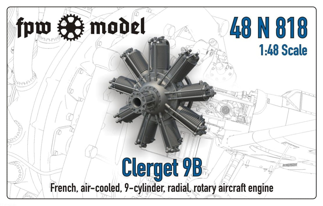 FPW Modèle 48N818 Clerget 9B 1/48