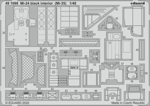 Eduard 491098 Mi-24 interior black (Mi-35) 1/48 ZVEZDA – Bild 2
