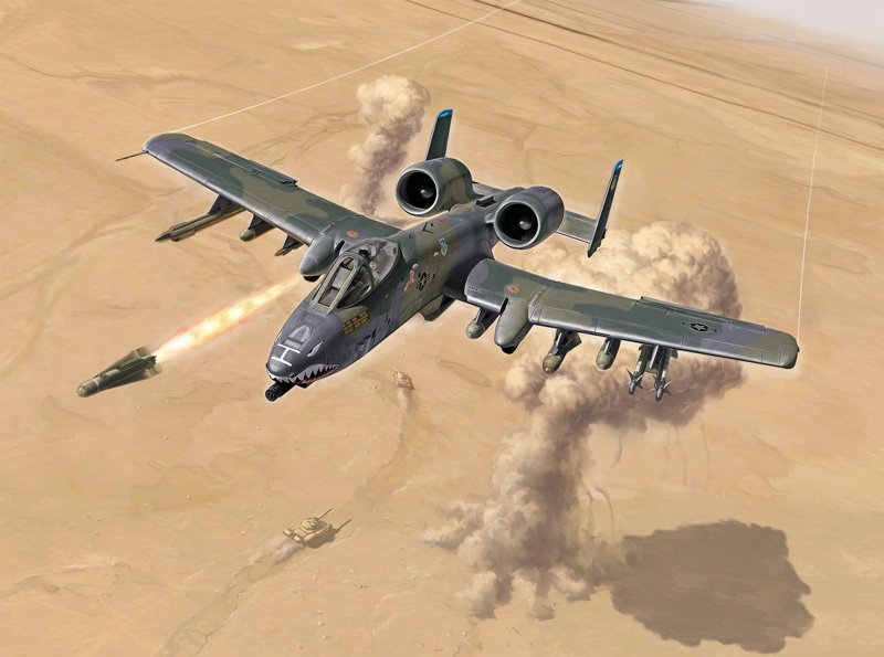 Italeri 1376 A-10 A/C THUNDERBOLT ll - GULF WAR