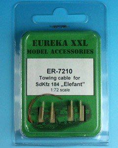 Eureka XXL ER-7210 Towing cable for Sd.Kfz. 184 Elefant 1/72