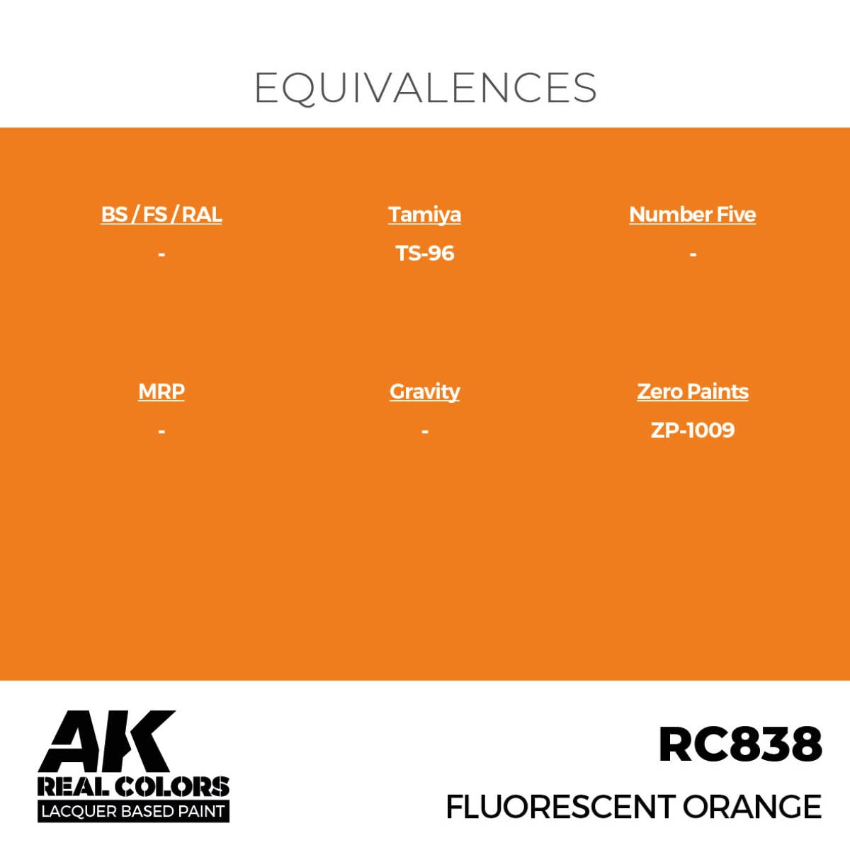 AK Interactive RC838 Fluorescent Orange 17 ml – image 3