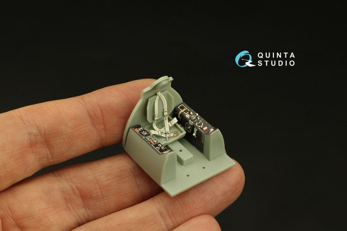 Quinta Studio QD48392 F8F-1 Bearcat 3D-Printed &amp;amp; colored Interior on decal paper (Academy) 1/48 – obrázek 7
