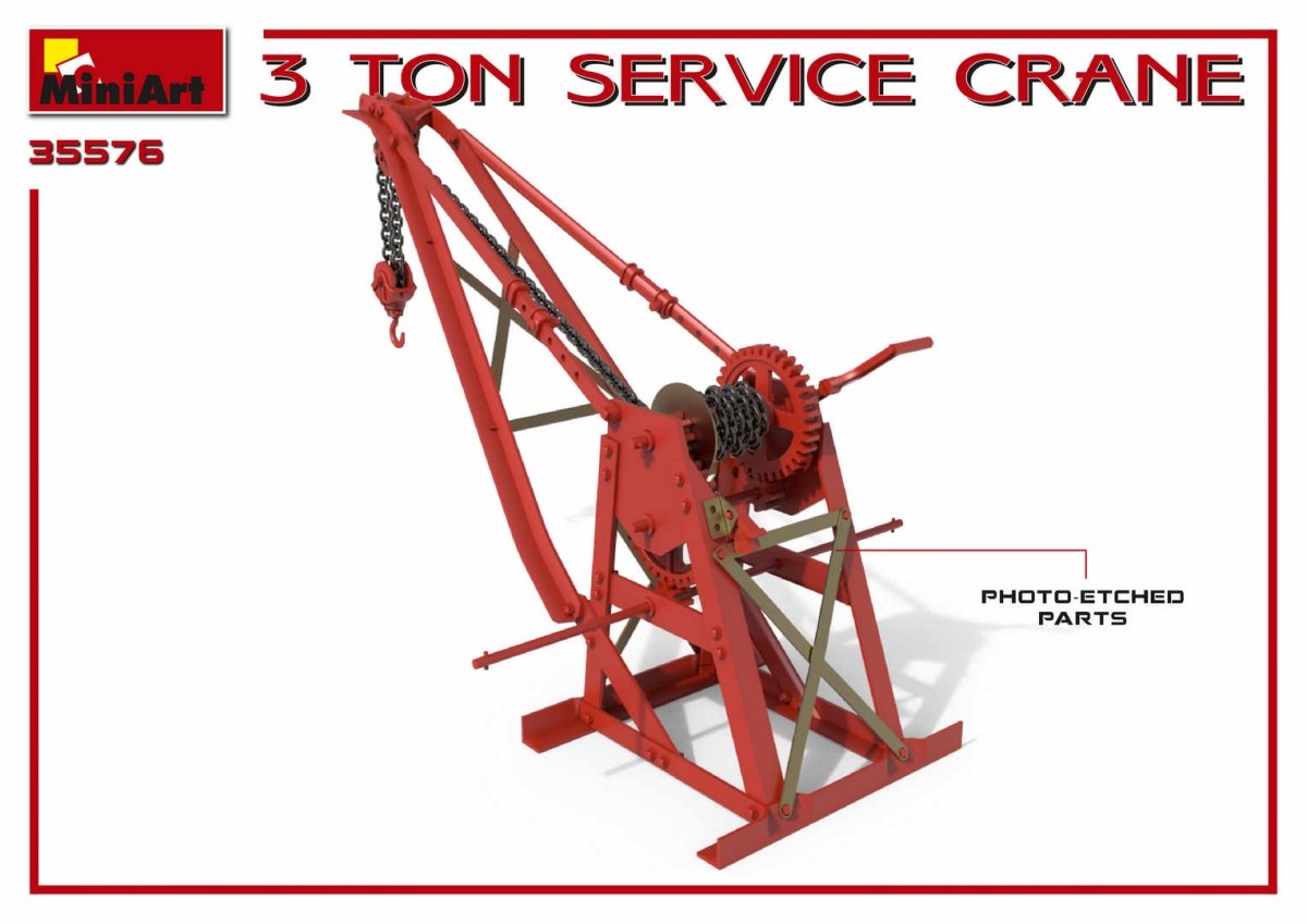 MiniArt 35576 3 TON SERVICE CRANE 1/35 – Bild 6