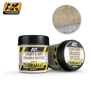 AK Interactive AK8033 Light &amp;amp; Dry Crackle Effects 100ML