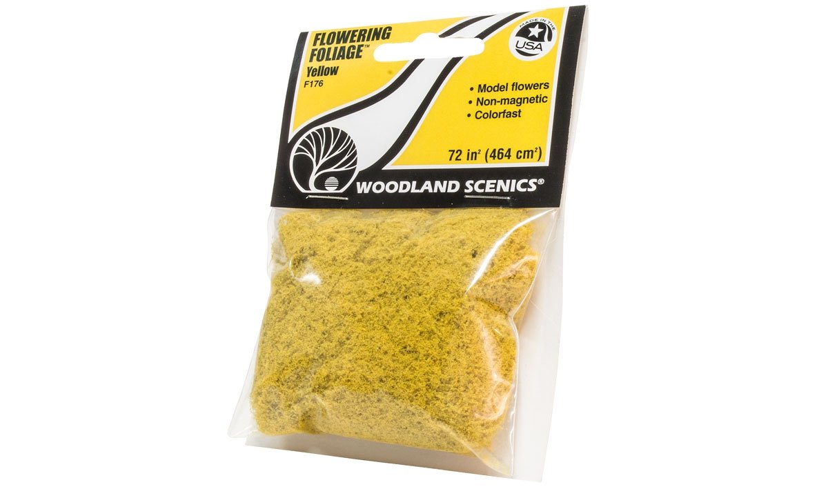 Woodland WF176 Flowering Foliage Yellow – image 3