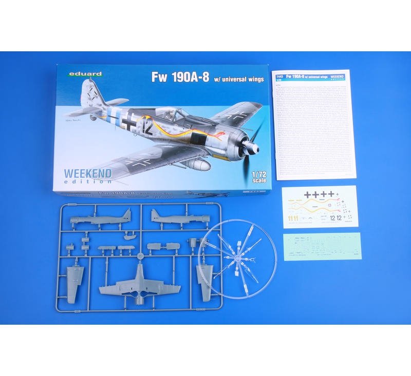 Eduard 7443 Fw 190A-8 w/ universal wings 1/72 – Bild 2