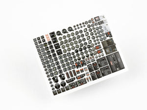 Red Fox Studio QS-32187 Instruments &amp;amp; Gauges set for USAF WWII for all Aircraft 1/32 – Bild 4