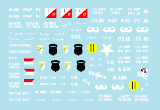 Star Decals 35-931 Paras américains au Vietnam 1/35  – image 3
