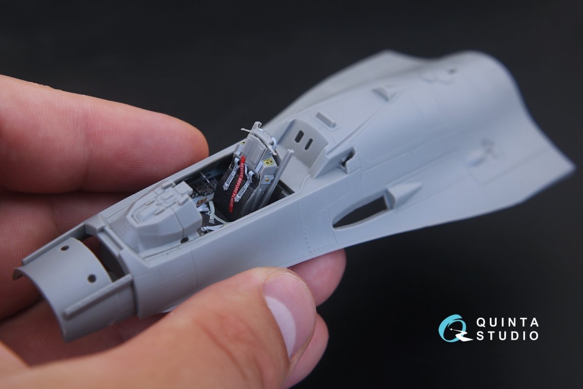 Quinta Studio QD48167 F-16A 3D-Printed &amp;amp; colored Interior on decal paper (for Kinetic kit) 1/48 – obrázek 8
