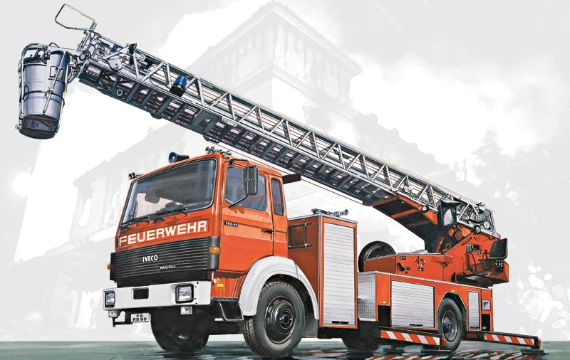 Italeri 3784 IVECO MAGIRUS DLK 26-12 Fire Ladder Truck 1/24 – image 2