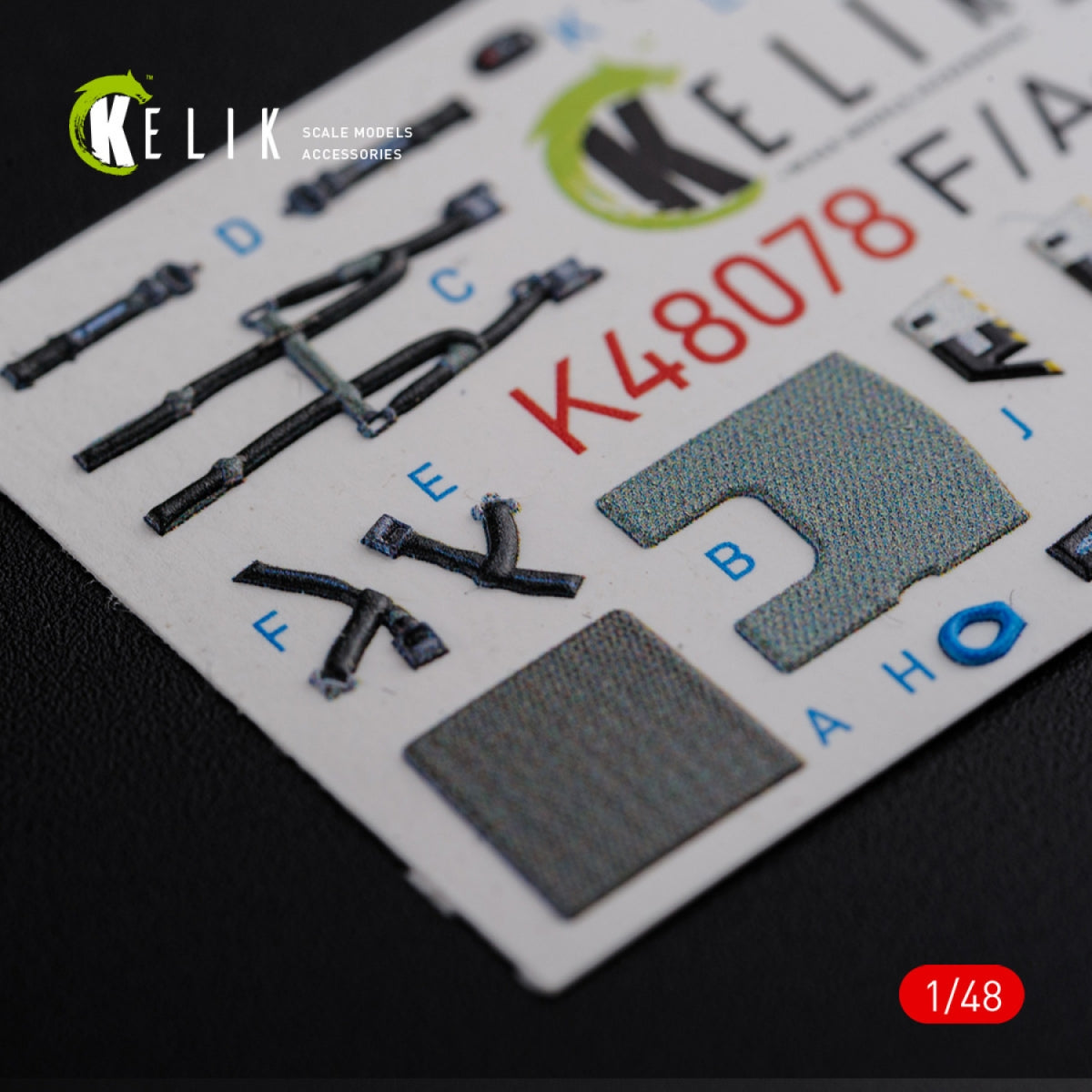 KELIK K48078 F/A-18F Super Hornet interior 3D decals for MENG kit 1/48 – image 12
