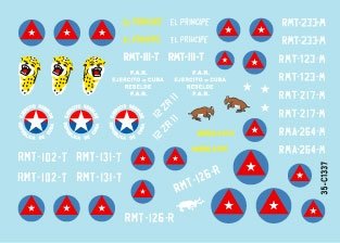Star Decals 35-C1337 Tanks &amp;amp; AFVs in Cuba # 1. M4A3E8 Sherman, A34 Comet, Staghound, Greyhound, M3A1 Scout Car, M3A1 Stuart.1/35 – image 2