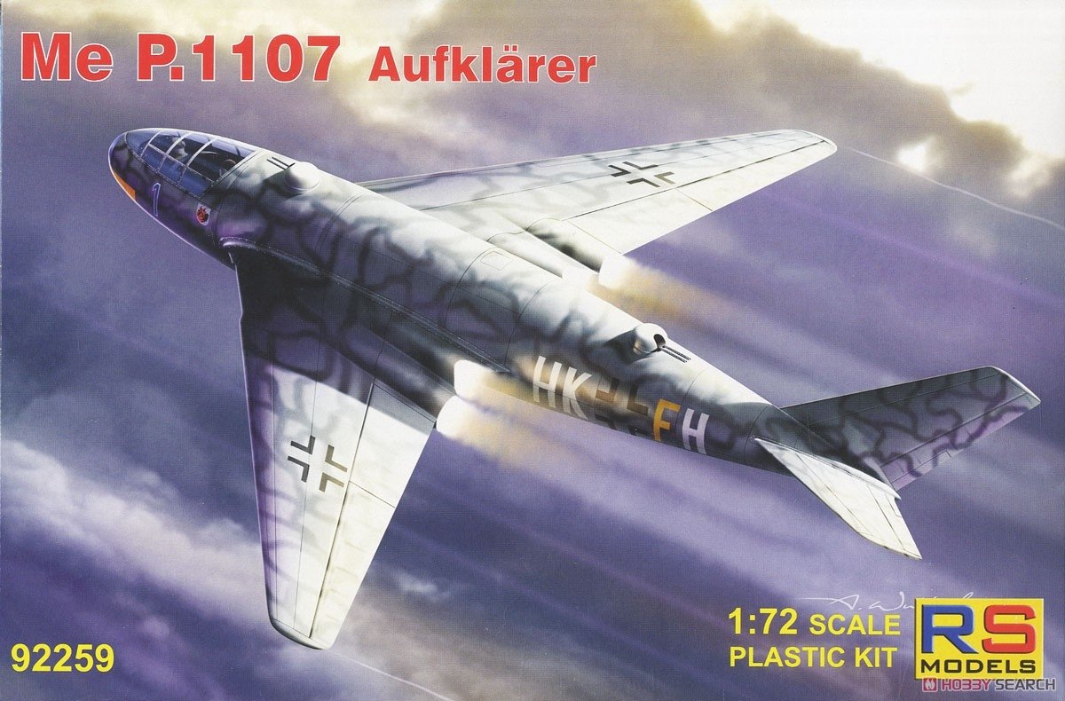 RS Models 92259 Me P.1107/II Aufklärer 1/72