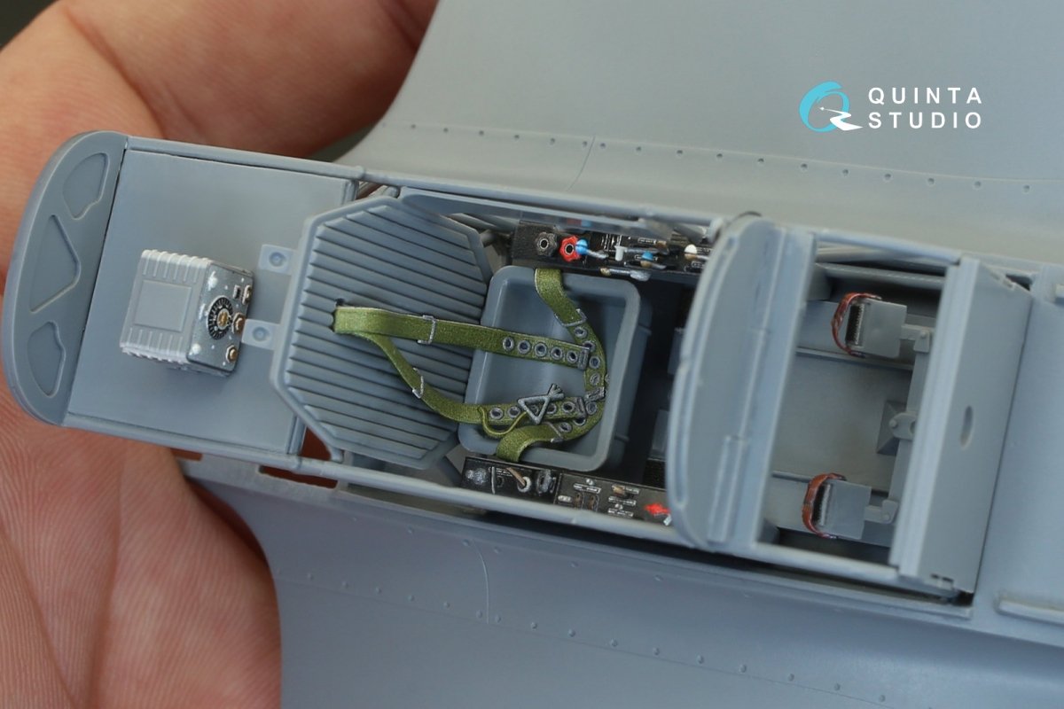 Quinta Studio QD32007 Yak-3 3D-Printed &amp;amp; coloured Interior on decal paper (for Special Hobby kit) 1/32 – zdjęcie 9