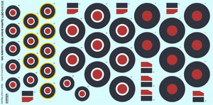 Eduard D72010 Spitfire - British WWII roundels late 1/72 EDUARD