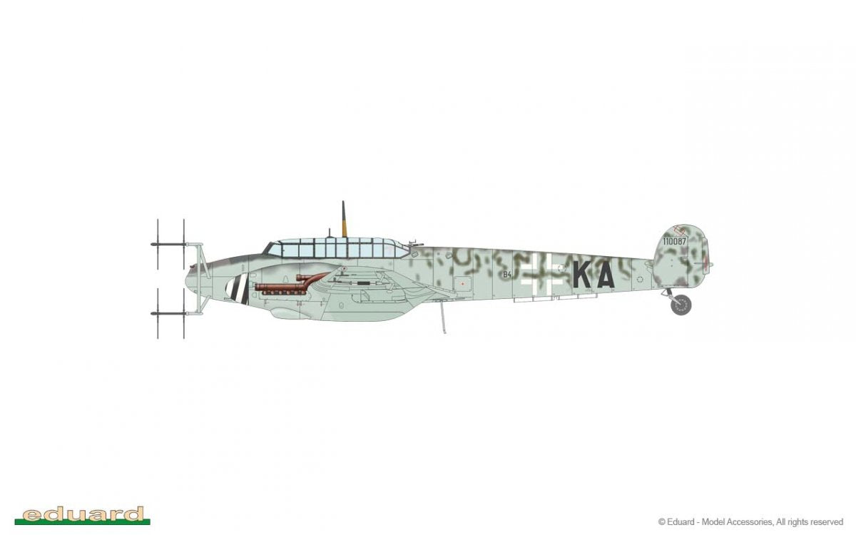Eduard 8405 Bf 110G-4 1/48 – obrázek 14