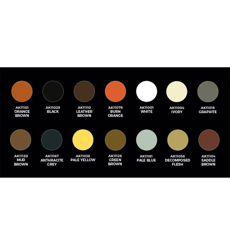 AK Interactive AK11779 CARLOS TOBES – 3GEN SIGNATURE SET – 14 COLORS &amp;amp; 1 FIGURE – image 2