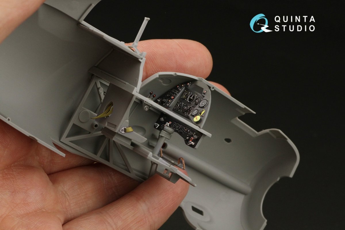 Quinta Studio QD32135 Gloster Gladiator Mk II 3D-Printed &amp;amp; coloured Interior on decal paper (ICM) 1/32 – zdjęcie 3