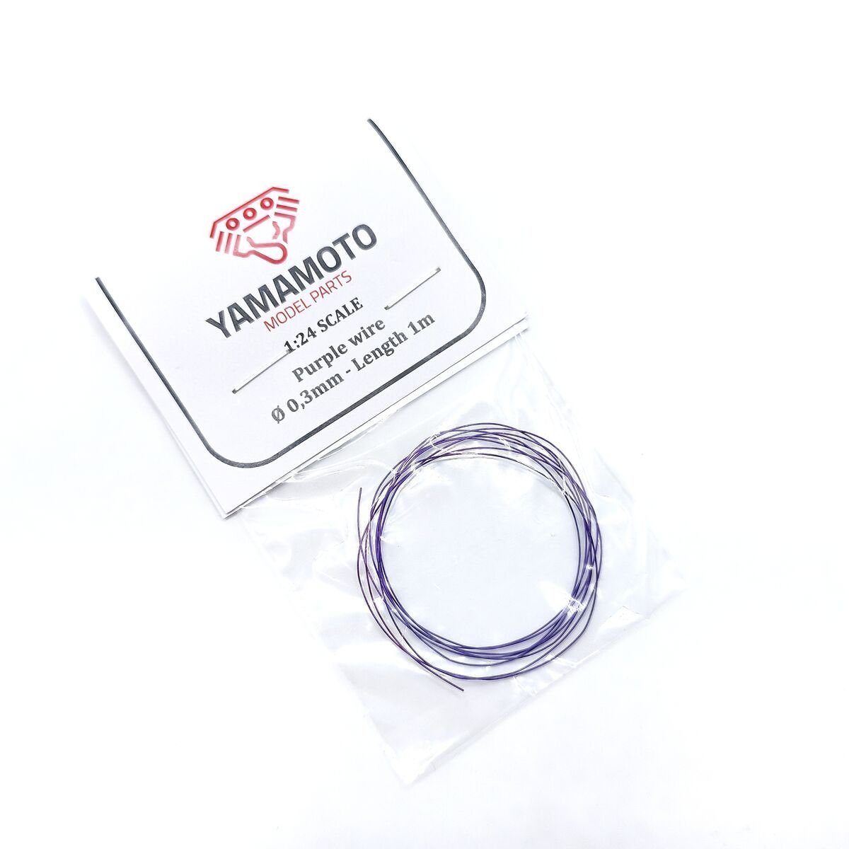 Yamamoto Model Parts YMPTUN84 Green wire 0.3mm Length 1m 1/24