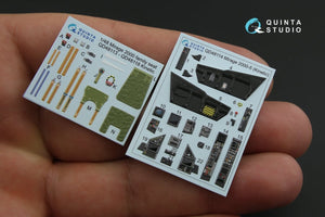 Quinta Studio QD48114 Mirage 2000-5 3D-Printed &amp;amp; colored Interior on decal paper (for Kinetic kit) 1/48 – Bild 2