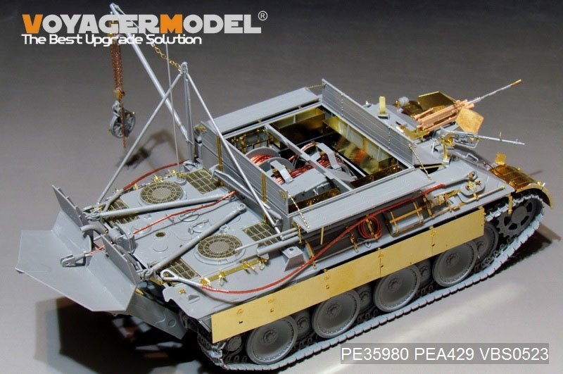 Voyager Model PE35980 WWII German Bergepanther Ausf.A (Late type,Panther G tool holders) Basic For TAKOM 2101 1/35 – image 10