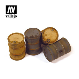 Vallejo SC202 Diorama Accessories German Fuel Drums #2 1/35