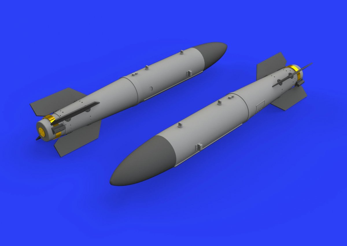 Eduard 672214 B43-0 Nuclear Weapon w/ SC43-4/ -7 tail assembly 1/72 – image 2
